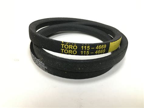 toro lawn mower belt replacement|toro 115 4669 belt size.